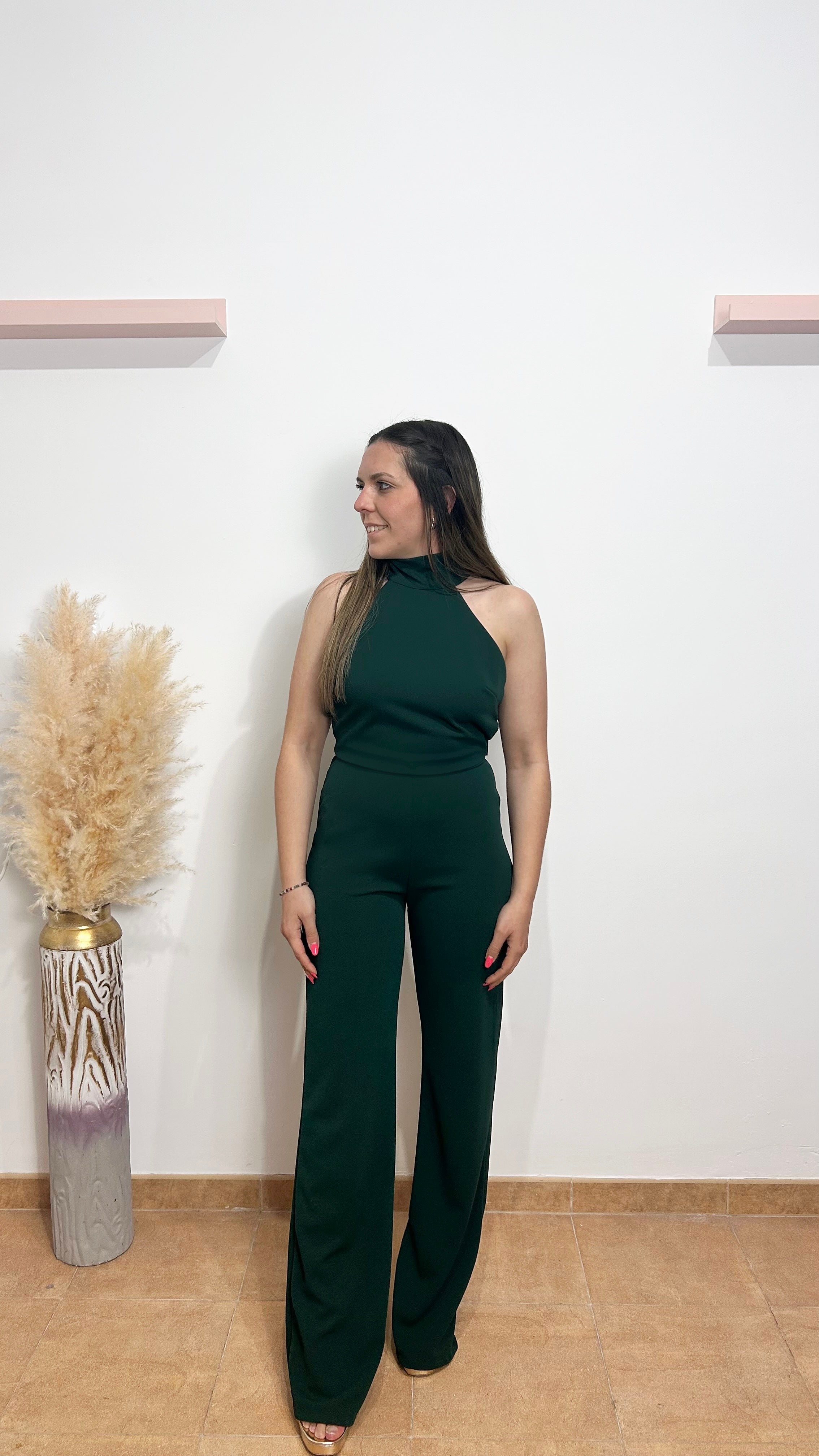 Mono halter acampanado botella