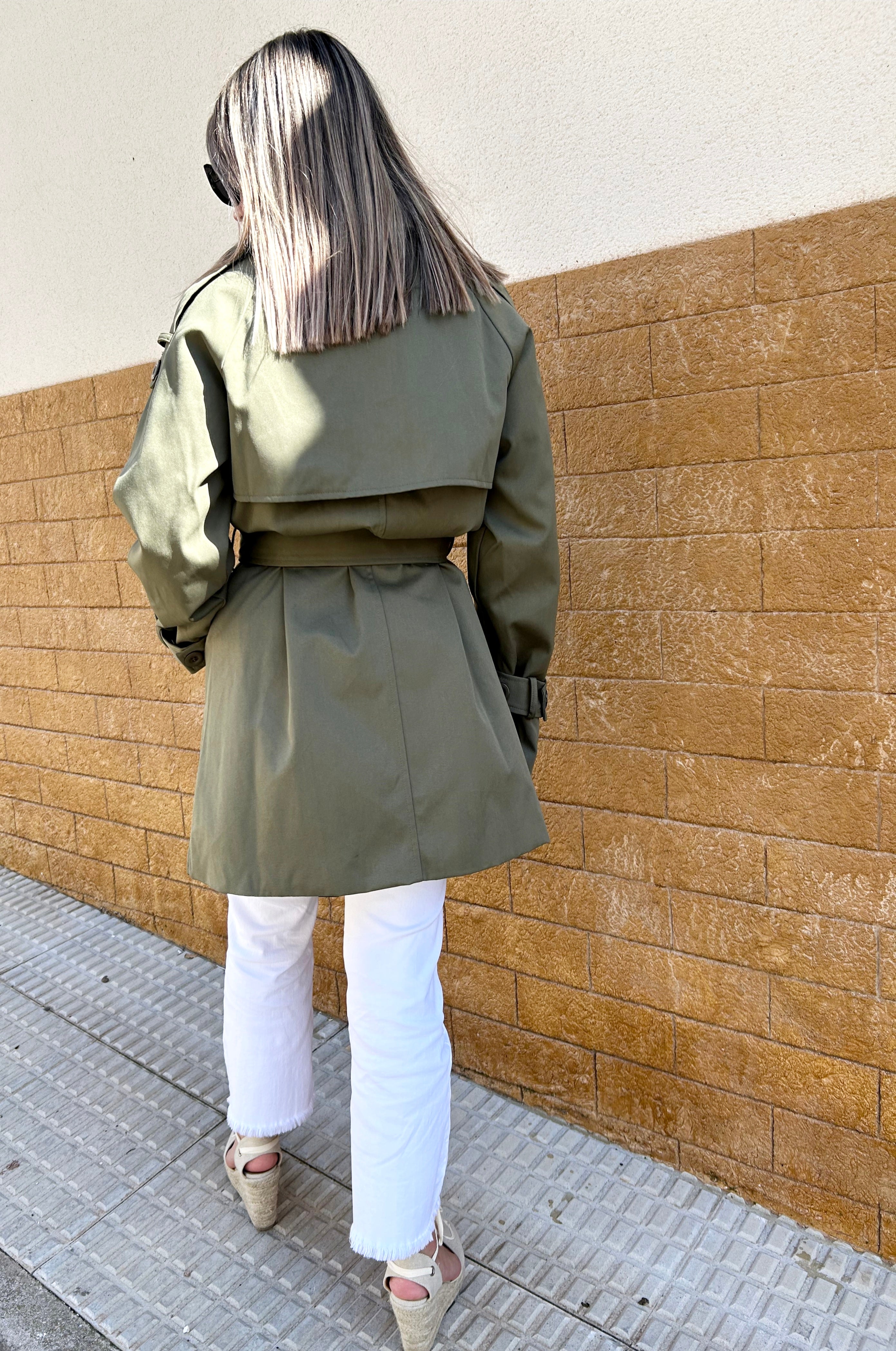 Trench oversize kaki
