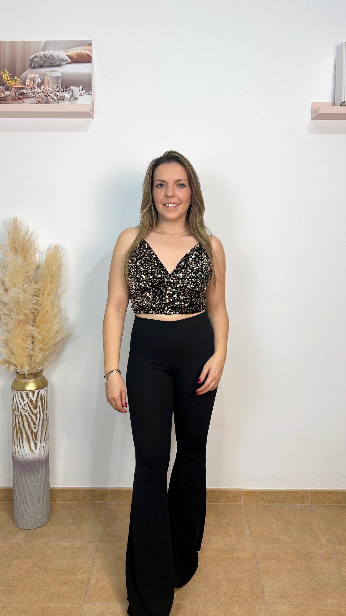 Pantaloni svasati ottomani neri