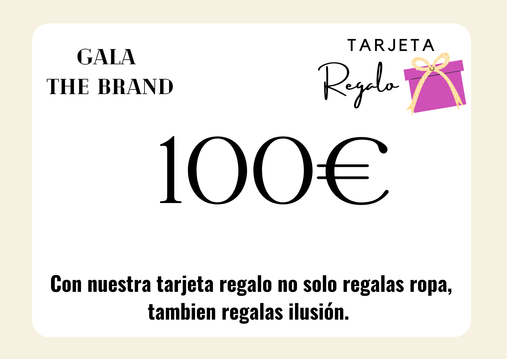 CARTA REGALO